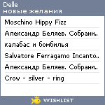 My Wishlist - delle