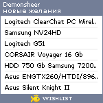 My Wishlist - demonsheer