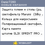 My Wishlist - denis7280