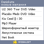 My Wishlist - deniskate