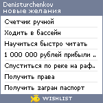 My Wishlist - denisturchenkov