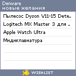 My Wishlist - denware