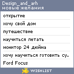 My Wishlist - design_and_arh