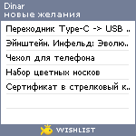 My Wishlist - dgumirov