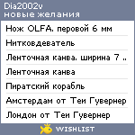 My Wishlist - dia2002v