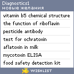 My Wishlist - diagnostics1