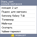 My Wishlist - diana_vart