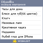 My Wishlist - dilyawillka