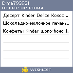 My Wishlist - dima793921