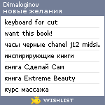 My Wishlist - dimaloginov