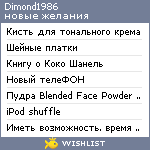 My Wishlist - dimond1986