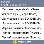 My Wishlist - dinaok