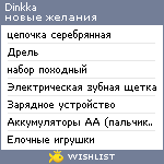 My Wishlist - dinkka