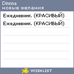 My Wishlist - dinnna