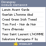 My Wishlist - dirrengrey