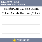 My Wishlist - diyanova_1101