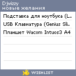 My Wishlist - djwizzy