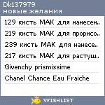 My Wishlist - dk137979