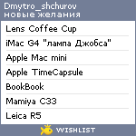 My Wishlist - dmytro_shchurov