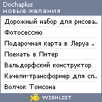 My Wishlist - dochaplus