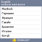 My Wishlist - dogi181