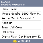 My Wishlist - dohque