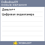 My Wishlist - dolbodrev09