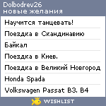 My Wishlist - dolbodrev26