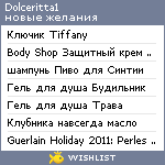 My Wishlist - dolceritta1