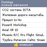 My Wishlist - dominga