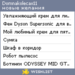 My Wishlist - domnakolecax11