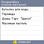My Wishlist - dorapomidora