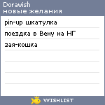 My Wishlist - dorawish