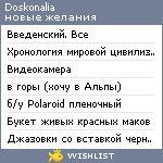 My Wishlist - doskonalia