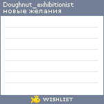 My Wishlist - doughnut_exhibitionist