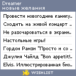 My Wishlist - dreamer13
