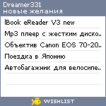 My Wishlist - dreamer331