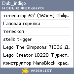 My Wishlist - dub_indigo