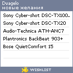 My Wishlist - dvagelo