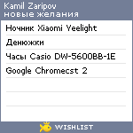 My Wishlist - e3bdaeda