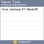 My Wishlist - e4101037