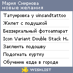 My Wishlist - e5f62740