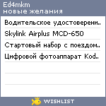 My Wishlist - ed4mkm