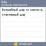 My Wishlist - edia