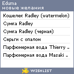 My Wishlist - eduma