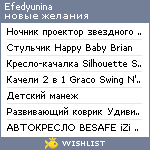 My Wishlist - efedyunina