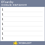 My Wishlist - efsarcby