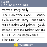 My Wishlist - egil81