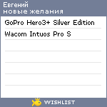 My Wishlist - egkostin