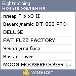 My Wishlist - eightnothing